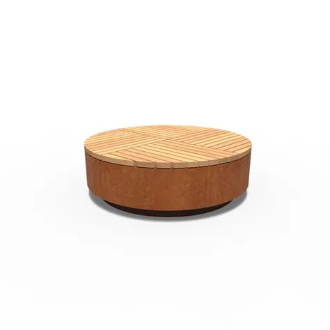 AROS ronde Acier corten