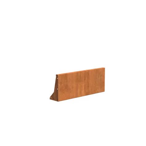Murs de soutènement 400 droit Acier corten