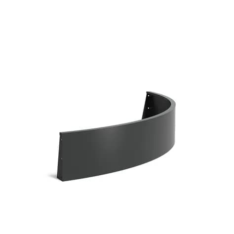 Mur de soutènement 400 courbe Aluminium