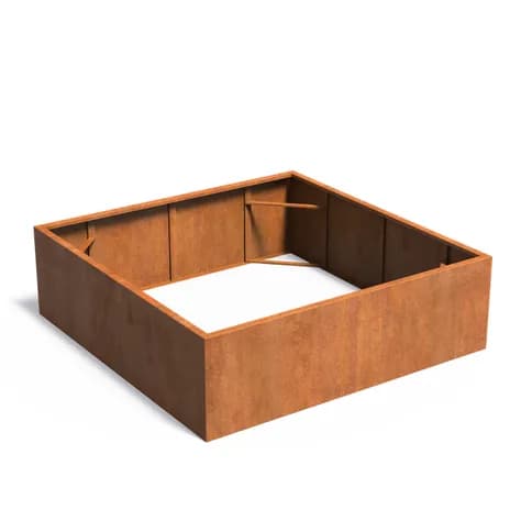 CARREZ Sans fond Acier corten
