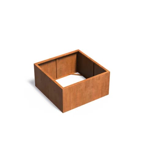 CARREZ Sans fond Acier corten