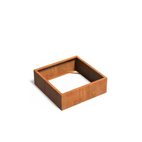 CARREZ Sans fond Acier corten