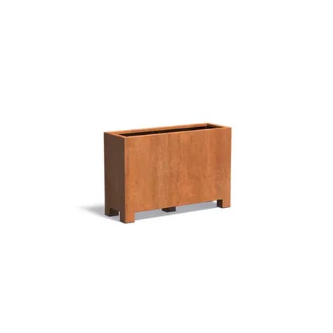 CARREZ avec pieds Acier corten