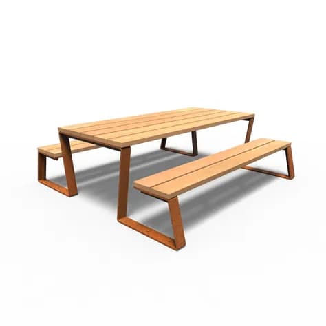 MIO set de pique-nique Acier corten