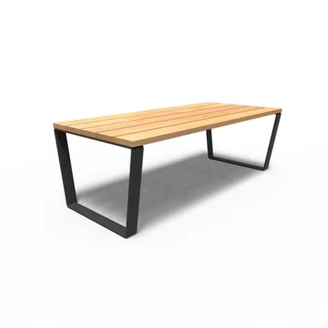 MIO Les Table Acier enduit