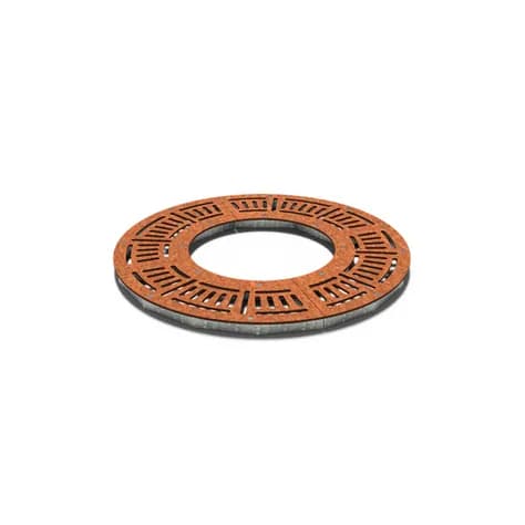Grilles d'arbres ronde 1200 Acier corten