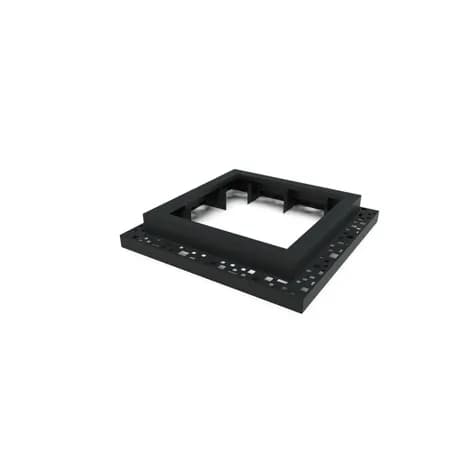 Miroir d'arbre carré 980 Aluminium