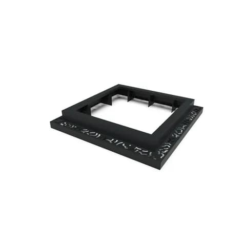 Miroir d'arbre carré 1200 Aluminium