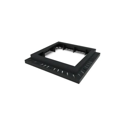 Miroir d'arbre carré 1200 Aluminium