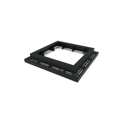 Miroir d'arbre carré 1200 Aluminium