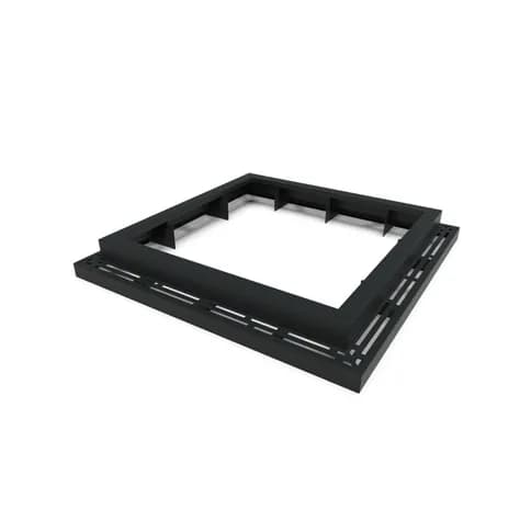 Miroir d'arbre carré 1490 Aluminium