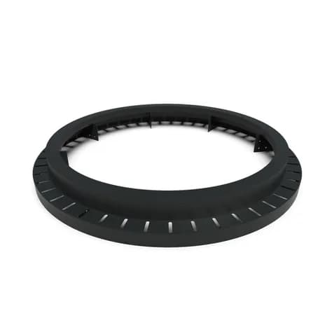 Miroir d'arbre ronde 1800 Aluminium