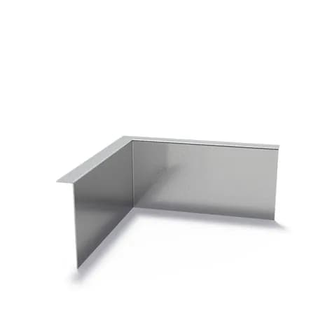 Bordure de jardin angle supperieur plié  Acier galvanisé