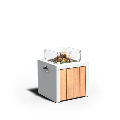 BRANN avec décoration en bois Aluminium
