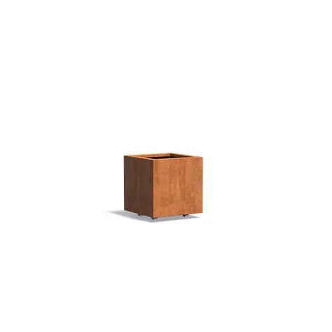 CARREZ Sur roulettes Acier corten