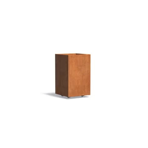 CARREZ Sur roulettes Acier corten