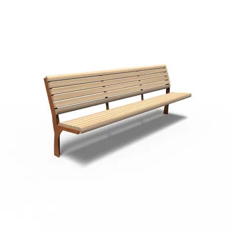 GRO avec dossier Acier corten