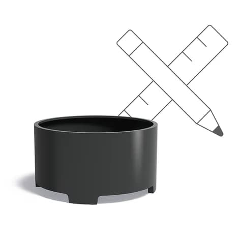 CIRCUM avec pieds Aluminium