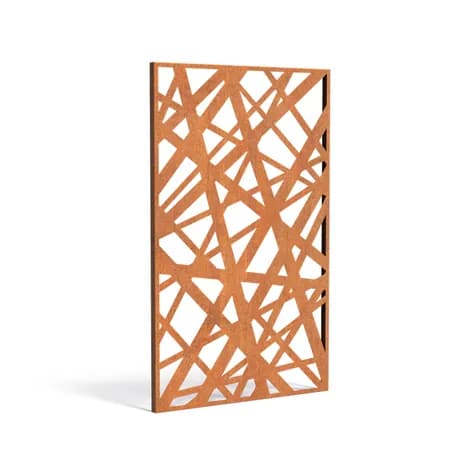 Panneau Abstrait Acier corten