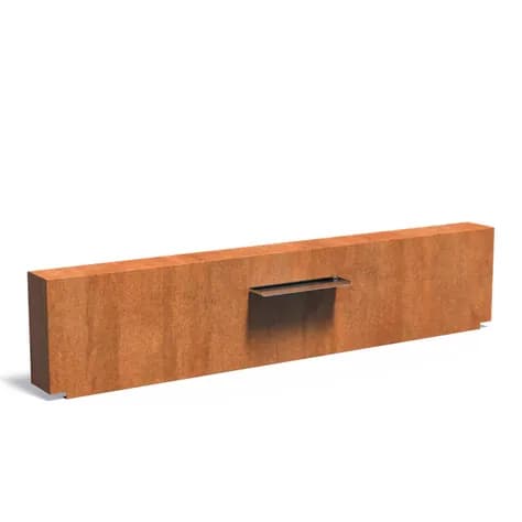 parois de bassin fixe Acier corten