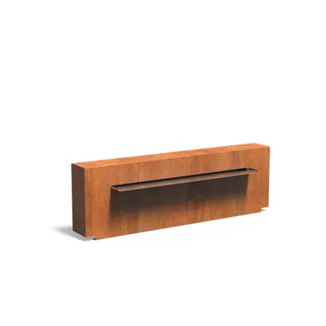 parois de bassin fixe Acier corten