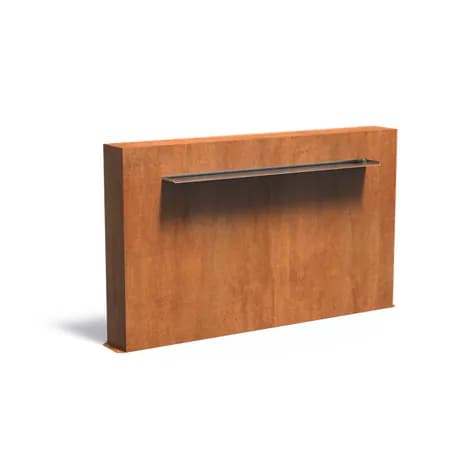 Parois de bassin autoportante Acier corten
