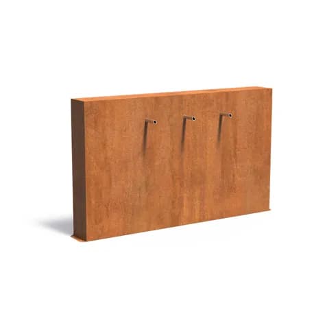 Parois de bassin autoportante Acier corten