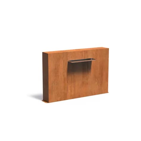 Parois de bassin autoportante Acier corten