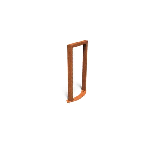 AROS tree guard straight Acier corten