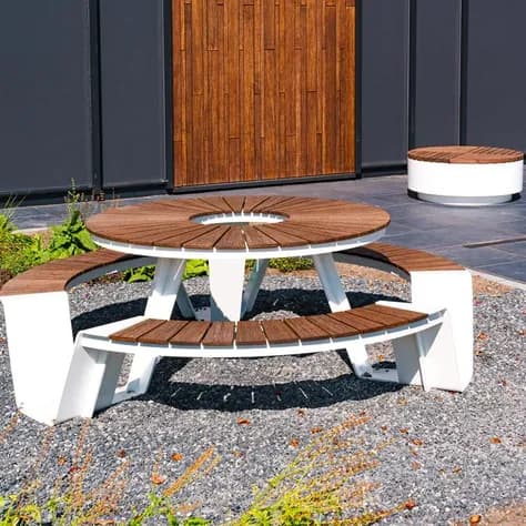 DUNC set de pique-nique Acier corten