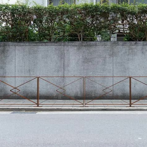 ROMB barrières de séparation Acier corten